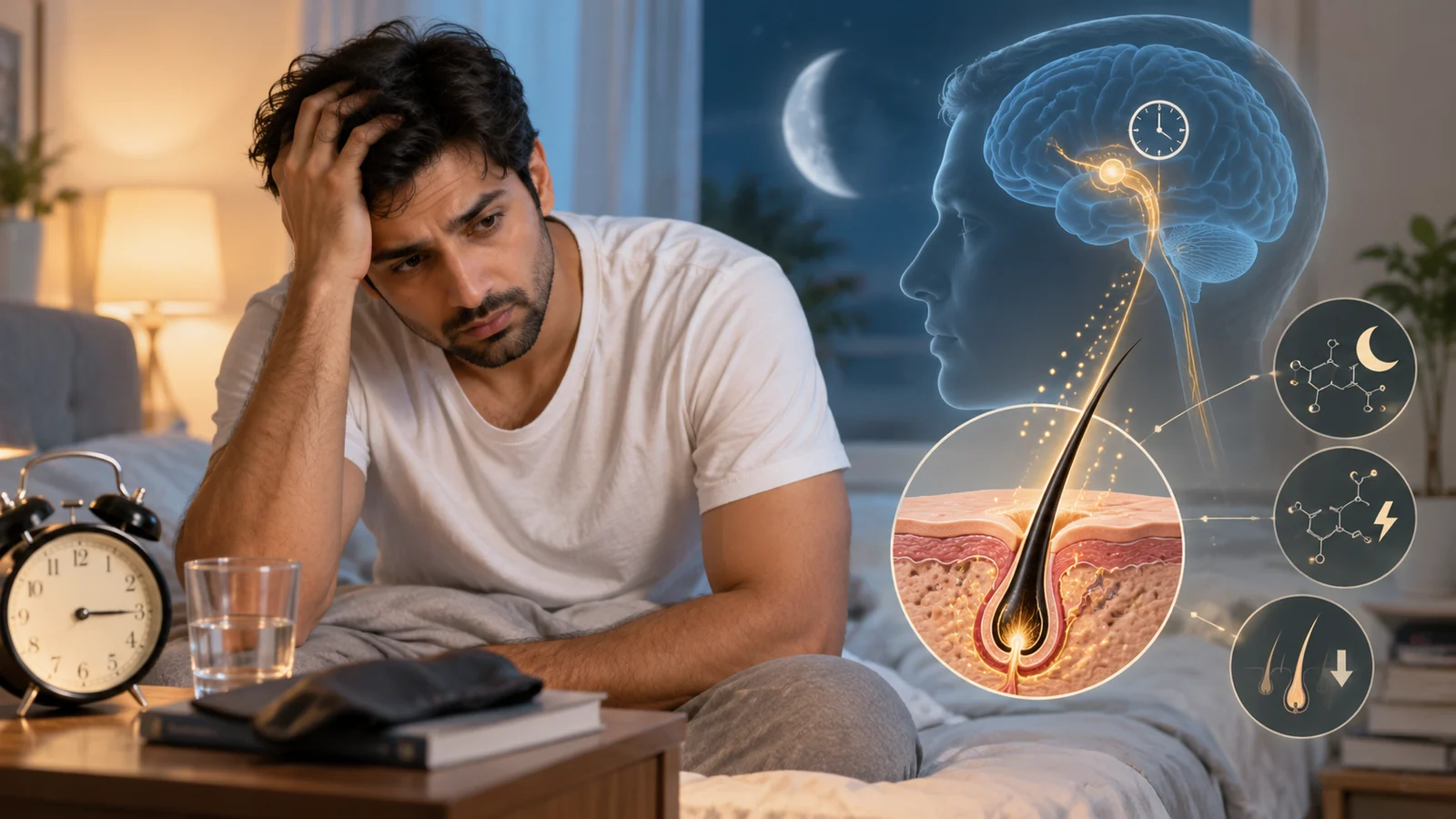 Can Sleeplessness Cause Hair Loss? — Science-Backed Facts | NeoGraft Chandigarh Punjab India