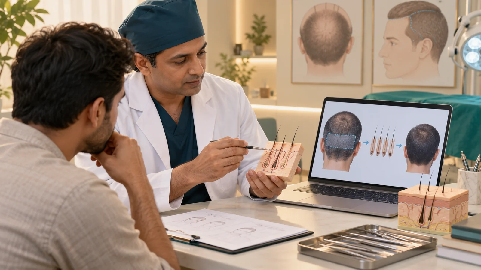 FUE Hair Transplant India: A Surgeon’s Honest Guide (2026)