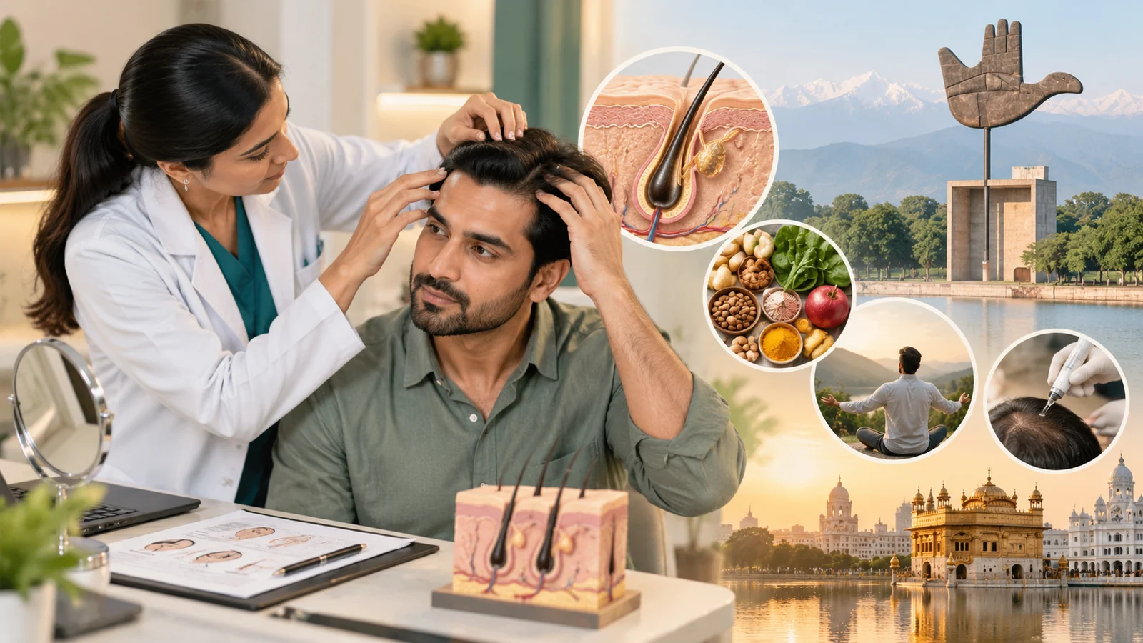 Complete Guide to Control Hair Fall in Chandigarh, Punjab & India | NeoGraft