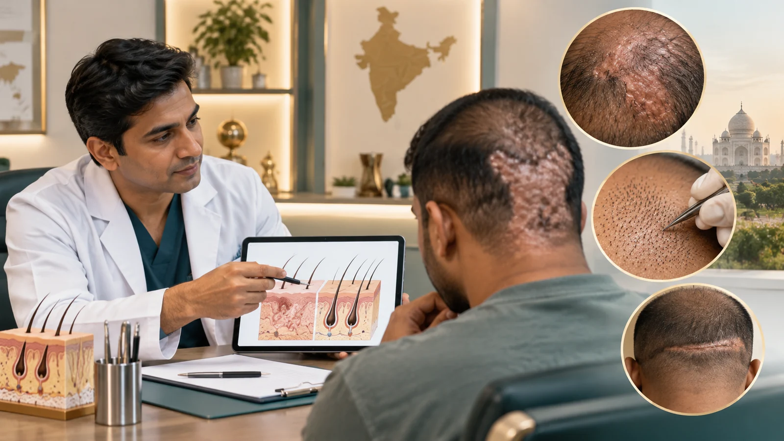 Hair Transplant on Burnt or Scarred Skin: What Patients in India Need to Know in 2026