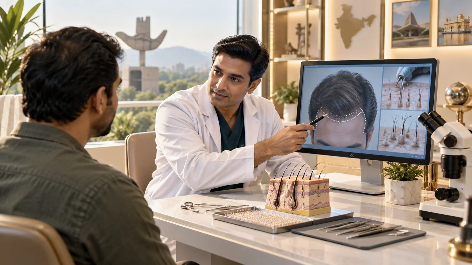 Hair Transplant Innovation & Expertise at NeoGraft Chandigarh, Punjab & India