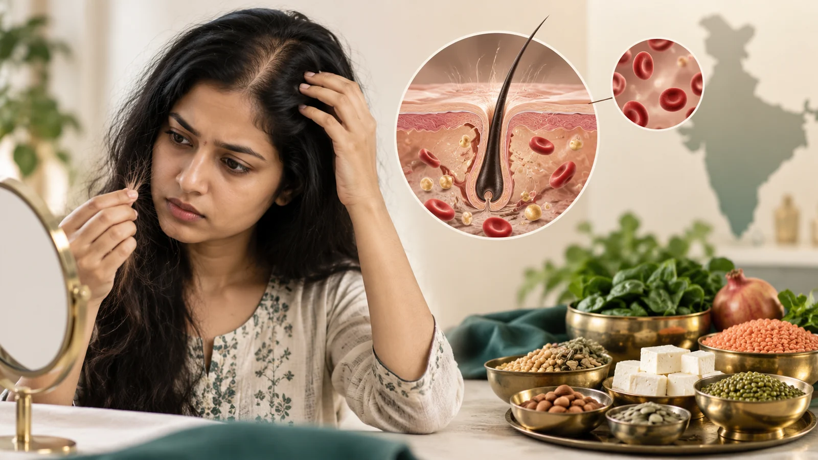 Iron Deficiency Hair Loss in Indian Vegetarians — The Overlooked Epidemic