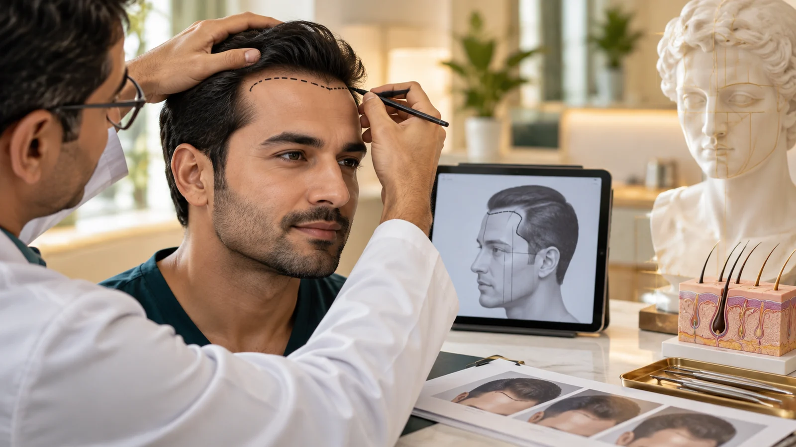 Natural Hairline Design in Hair Transplant — Art & Science | NeoGraft Chandigarh Punjab India