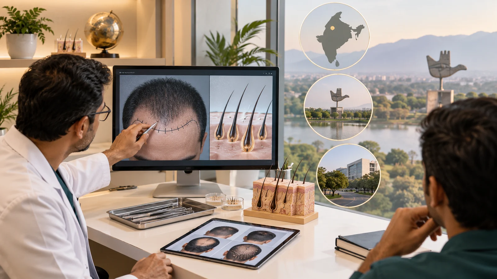 Neo-DHT Hair Transplant in Chandigarh, Punjab & India — The Future of Hair Restoration | NeoGraft