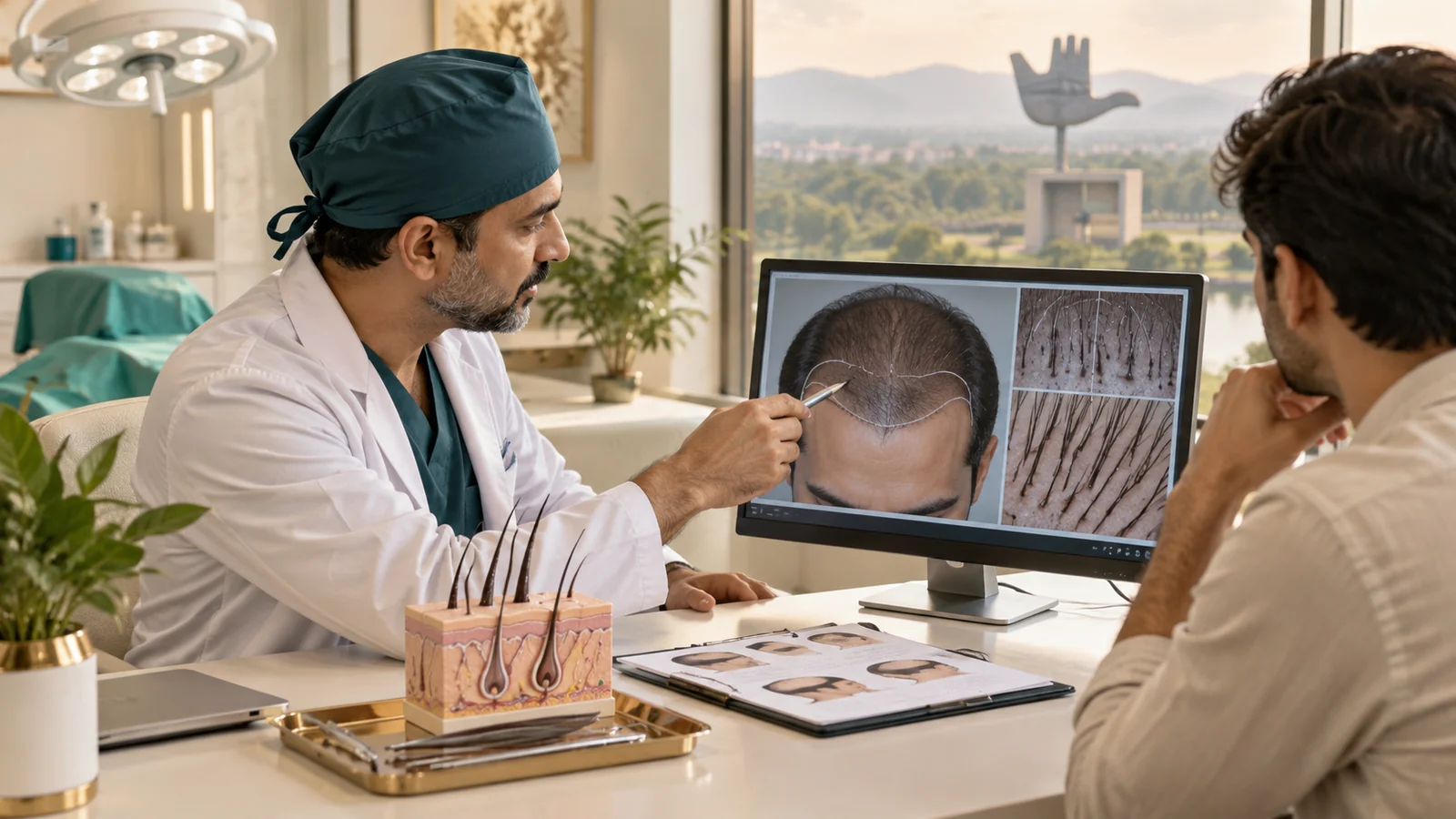 NeoDHT Hair Transplant: A Surgeon’s Chandigarh Guide