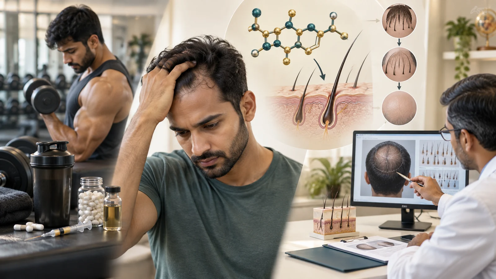 Steroids, Gym Culture & Hair Loss: When a Hair Transplant Makes Sense (India)